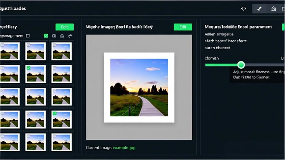 mosaic portrait, tutorial