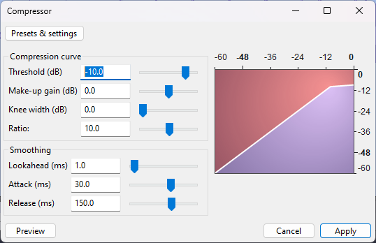 Obtain noise profile